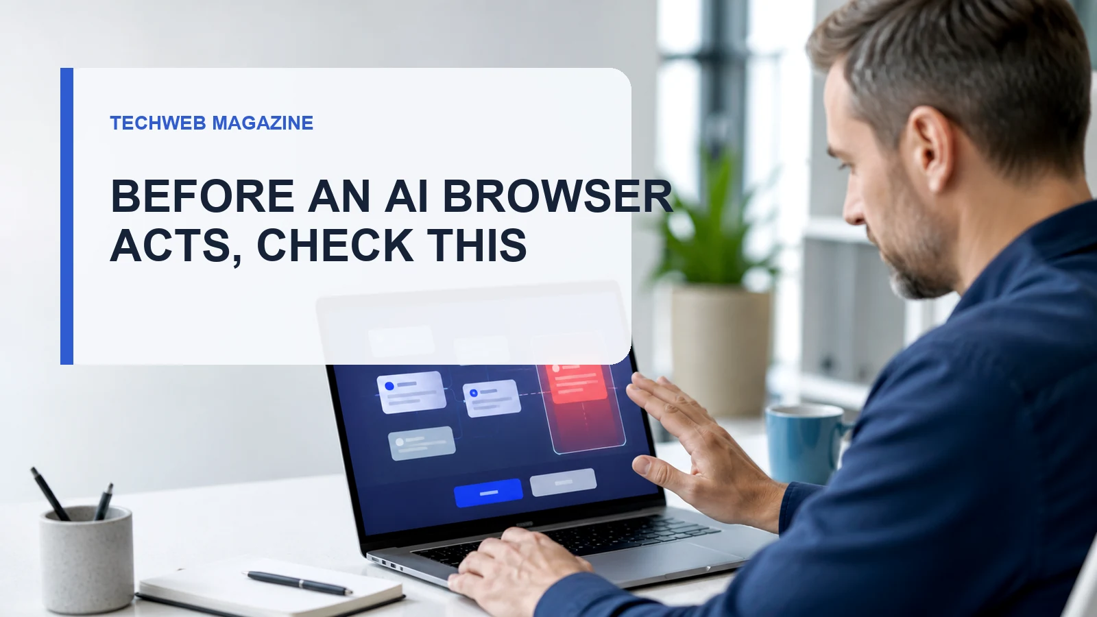 TechWeb Magazine AI browser agent safety review